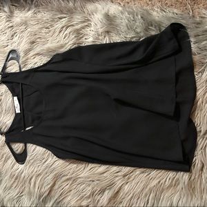 Black tank top slightly see through